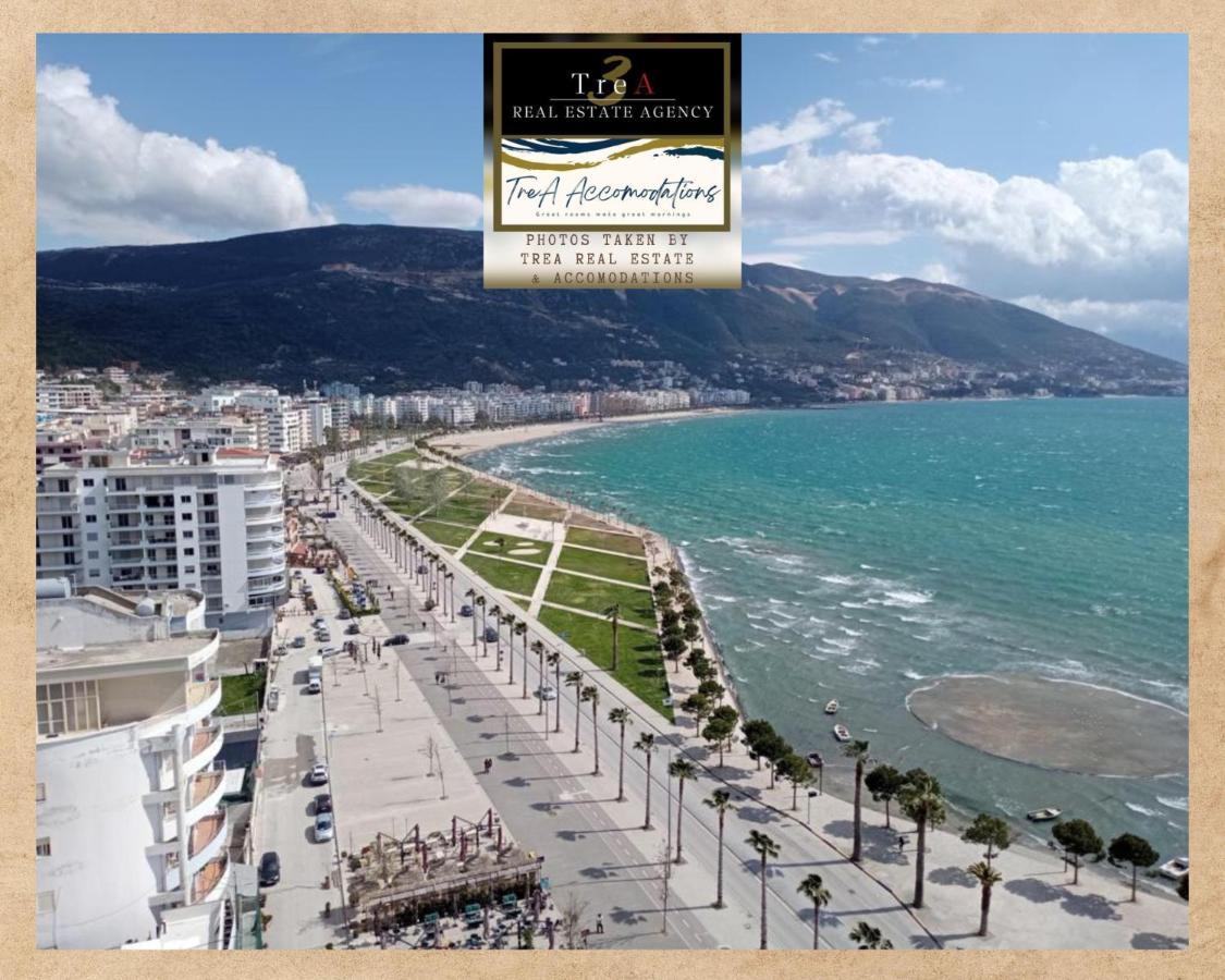 Trea Accomodations - 2 Bedrooms - Riviera With Private Parking Vlorë エクステリア 写真